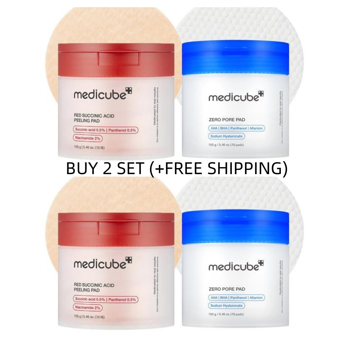 Mix & Match Toner Pad Pore, Use After Spot, Brightening Care for Clear & Glass Glow SkinToner Pads