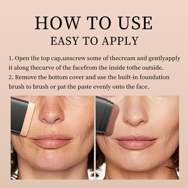 Dual-Ended Foundation & Contour Stick -Lightweight, Long-Wear Concealer