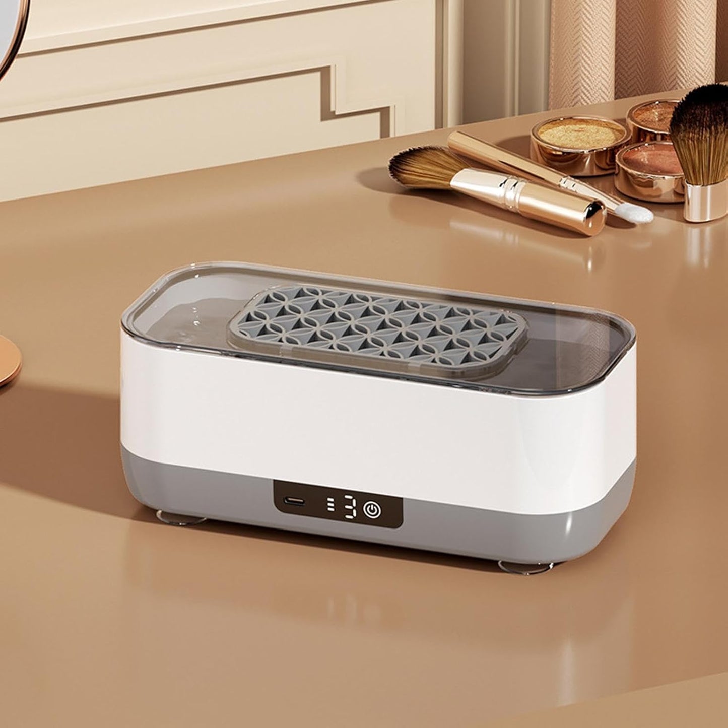 45000Hz Ultrasonic Glasses Cleaner 400ml Large Capacity Multi - Purpose for Eyewear, Jewelry & Watches
