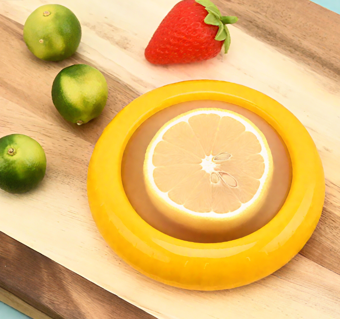 Fruit Vegetable Shaped Savers, 4 PCS Silicone Fruit And Vegetable Shaped Savers, Reusable Refrigerator Storage Box