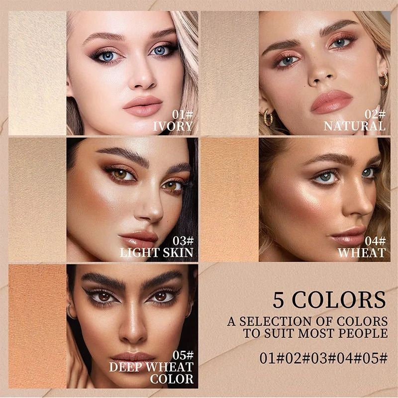 Dual-Ended Foundation & Contour Stick -Lightweight, Long-Wear Concealer