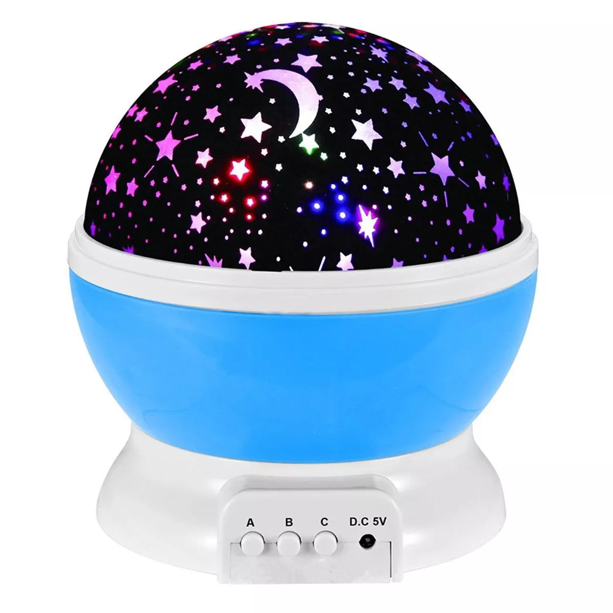 Rotating LED Galaxy Starry Night Light Projector Star Sky Moon Lamp Kids Bedroom