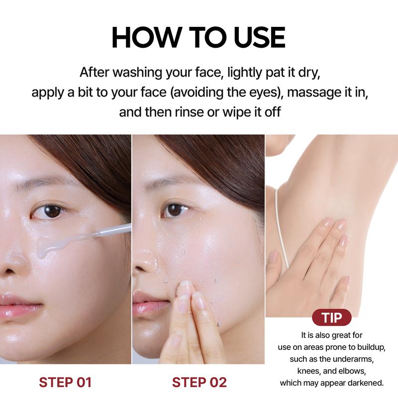 Peel Shot Glow Rice Ampoule Duo White rice ampoule+Black rice ampoule Soft Exfoliating Face and Body Scrub Dead Skin Cells, Blackheads Remover for All Skin Types 2