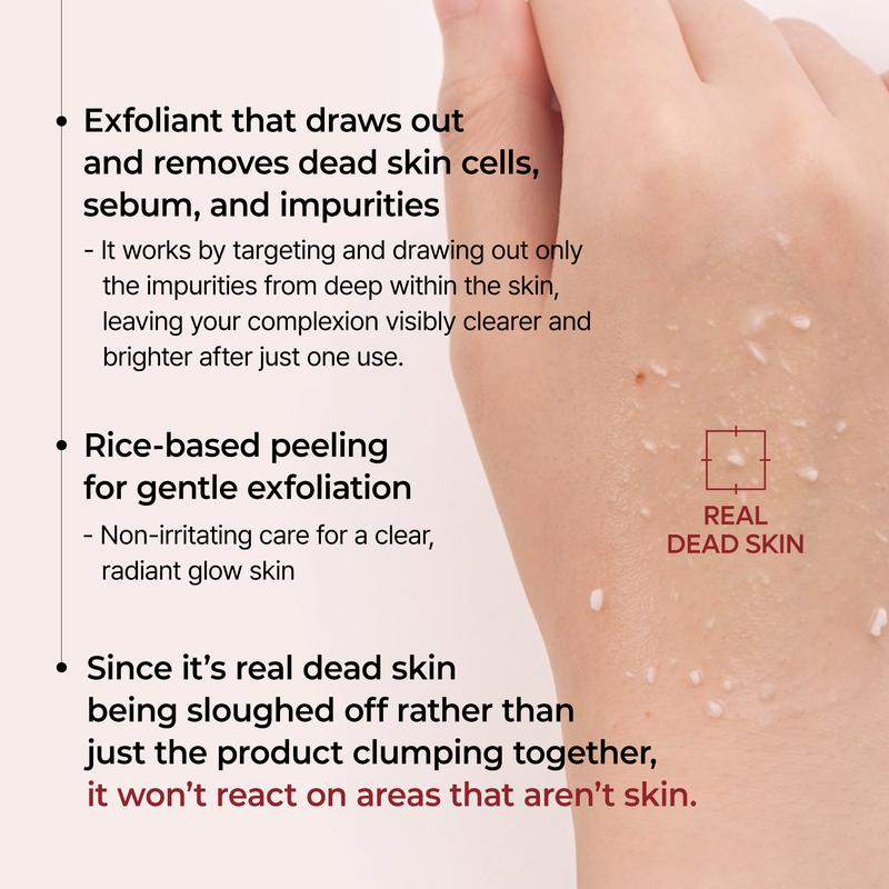 Peel Shot Glow Rice Ampoule Duo White rice ampoule+Black rice ampoule Soft Exfoliating Face and Body Scrub Dead Skin Cells, Blackheads Remover for All Skin Types 2