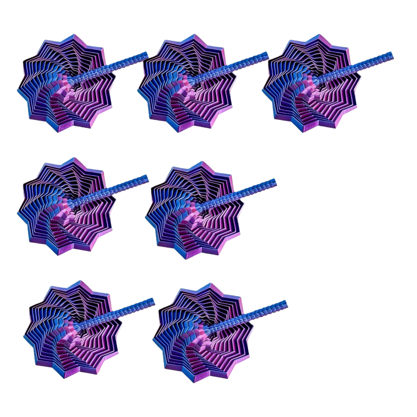 3D Printed Expanded Sensory Fidget Star, 2025 New Star Shaped Adult Fidget Toys, Fractal Fidgets Hexagon