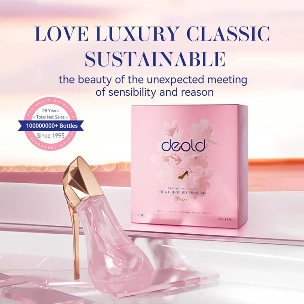 High-heeled shoe-shaped perfume spray, natural scent, long-lasting and captivating, a women's exclusive fragrance, 30ml
