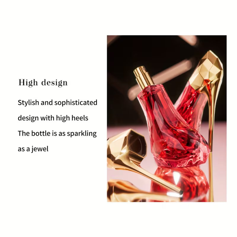 High-heeled shoe-shaped perfume spray, natural scent, long-lasting and captivating, a women's exclusive fragrance, 30ml