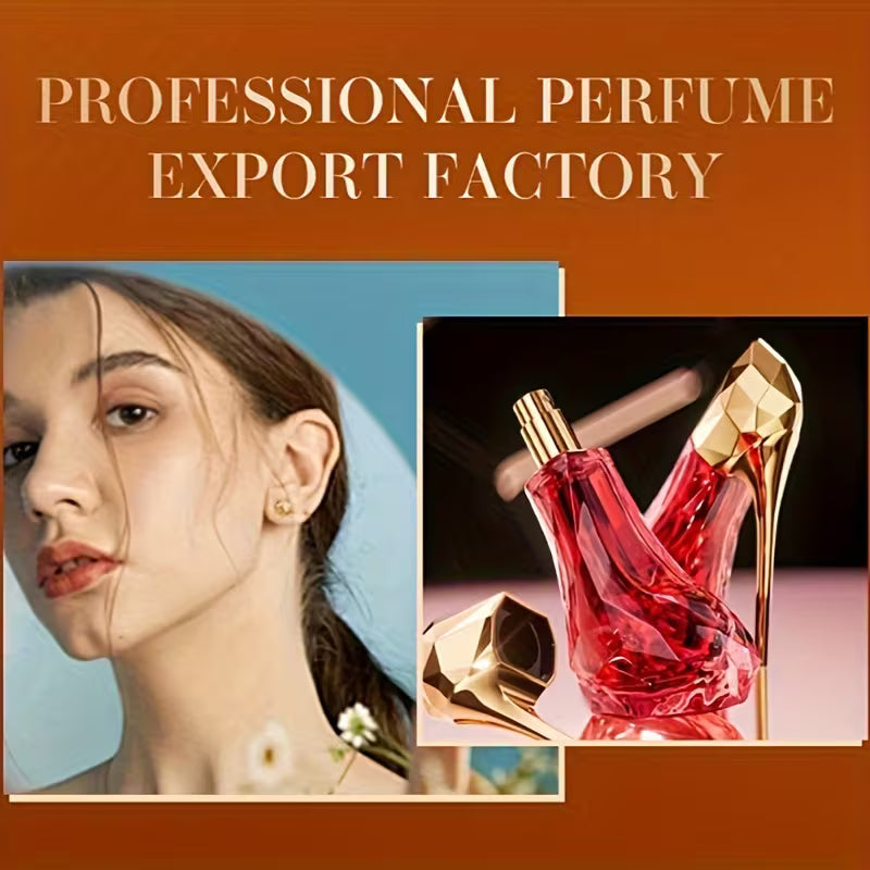 High-heeled shoe-shaped perfume spray, natural scent, long-lasting and captivating, a women's exclusive fragrance, 30ml