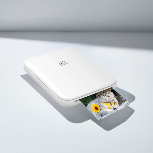 MT53 Color Photo Printer + FREE Pack of 5 Photos Refill