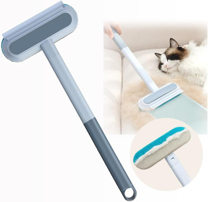 Efficient Pet Hair Furniture Brush - Dual Fabric Design for Sofas, Beds, & Clothing