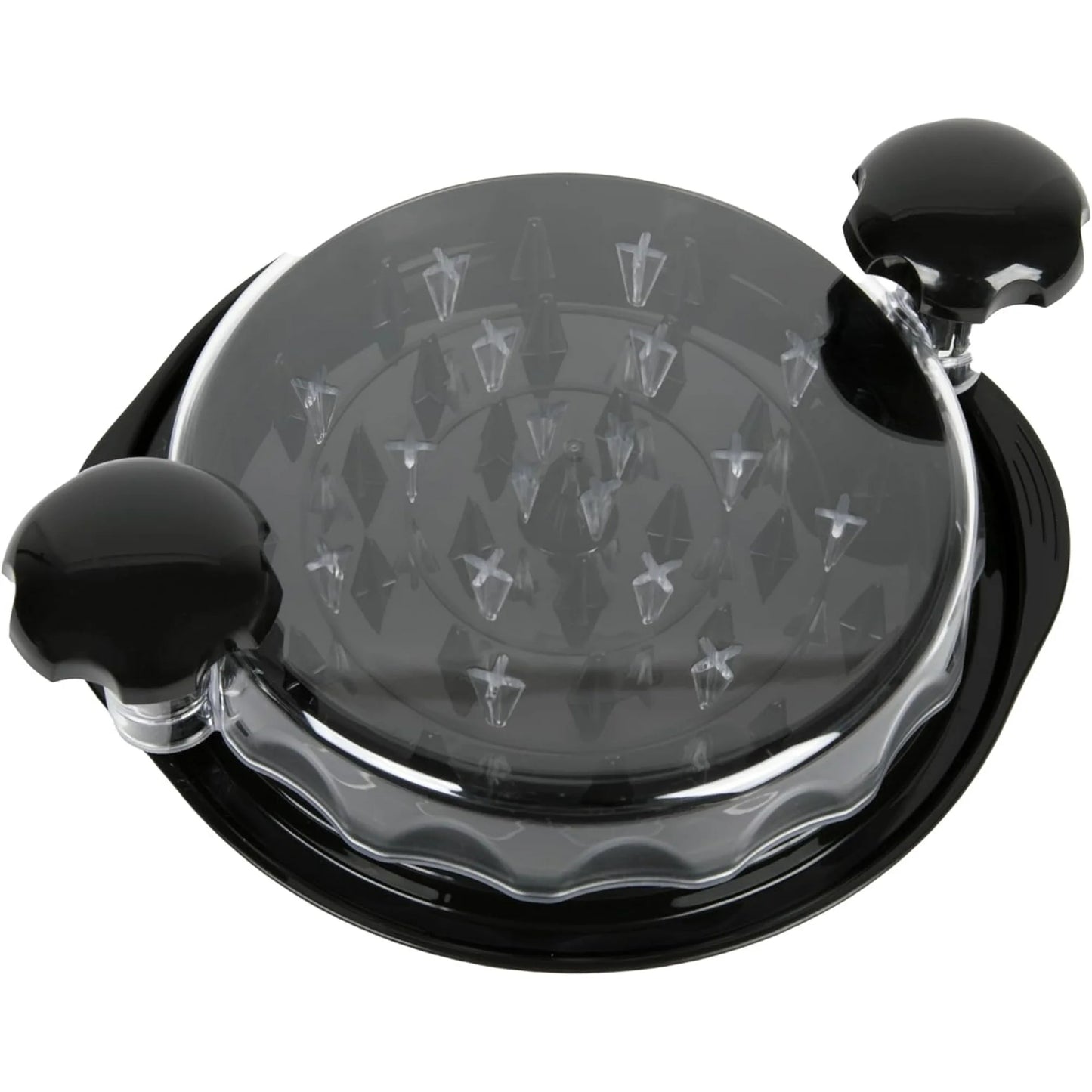 Manual Chicken Chopper - Silicone Scraper, Transparent Cover, Ergonomic Handle - For Beef, Chicken, Salad Food