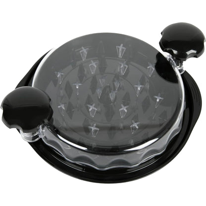 Manual Chicken Chopper - Silicone Scraper, Transparent Cover, Ergonomic Handle - For Beef, Chicken, Salad Food
