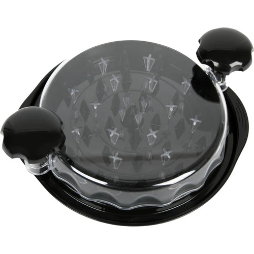 Manual Chicken Chopper - Silicone Scraper, Transparent Cover, Ergonomic Handle - For Beef, Chicken, Salad Food