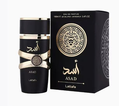 Asad by Lattafa 3.4 oz Eau De Parfum Spray for Women or Men