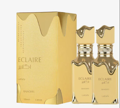 Lattafa Eclaire Pistache / Eclaire Banoffi /  Eclaire Unisex Edp 3.4 oz