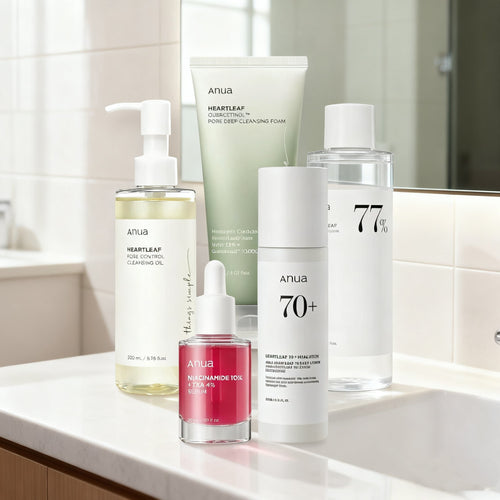 5-Step Korean Skincare Bundle for Radiant Glass Skin & Daily Hydration