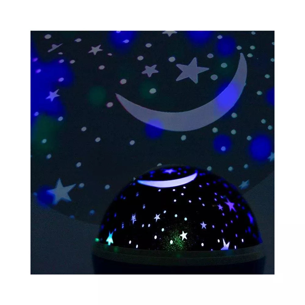 Rotating LED Galaxy Starry Night Light Projector Star Sky Moon Lamp Kids Bedroom