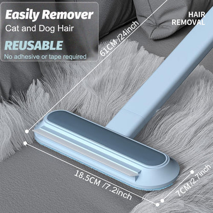 Efficient Pet Hair Furniture Brush - Dual Fabric Design for Sofas, Beds, & Clothing
