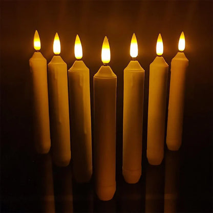 🕯️✨ 12-Pack Magic Wand Remote Candles + Wireless Wand 🎃 🕯️✨The Most ENCHANTING Halloween Decor! ✨🕯️