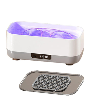 45000Hz Ultrasonic Glasses Cleaner 400ml Large Capacity Multi - Purpose for Eyewear, Jewelry & Watches