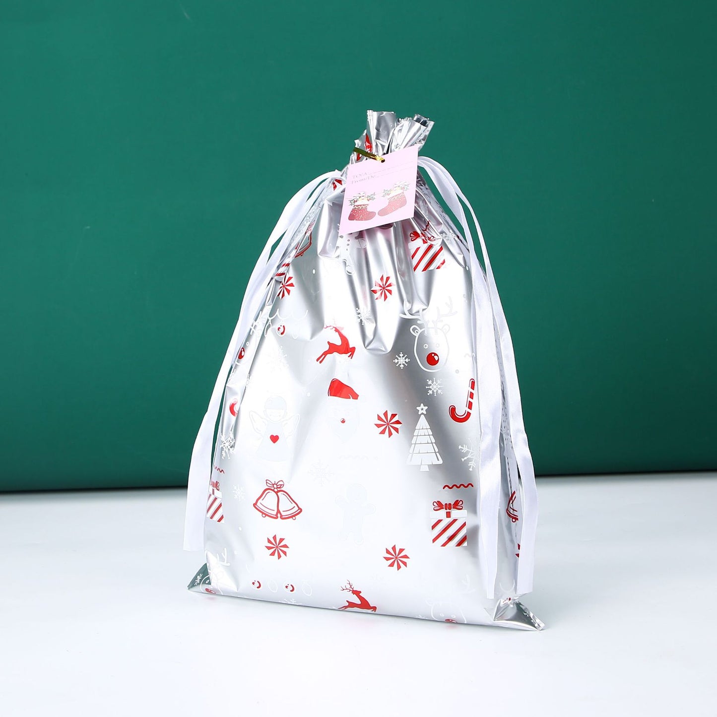 30-Piece Holiday Gift Bag & Tags Set