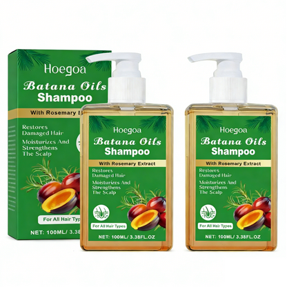 Batana Oil Shampoo Organic Nourishing, Volumizing and Hair Growth Formula – Reduces Hair Loss, 100ML