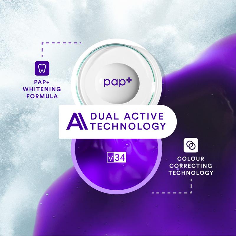 Hismile V34 Whitening Strips, Purple Tooth Whitening, Combining Whitening and Colour Correction