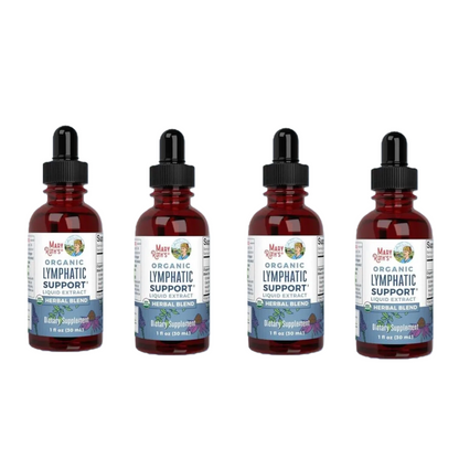 Organic Lymphatic Drainage Drops | Herbal Lymph Detox & Immune Support with Echinacea, Elderberry | Vegan, 30 ml