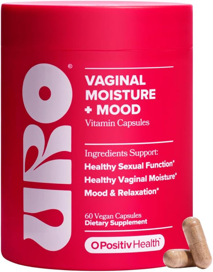 O Positiv URO Vaginal Moisture & Mood Formulated to Support Vaginal Moisture, Mood & Relaxation  -30 Servings