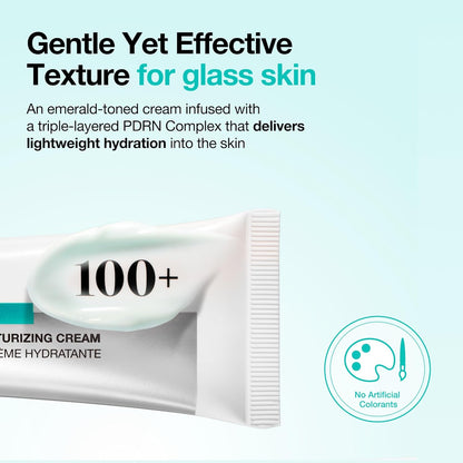 PDRN Hyaluronic Acid 100 Moisturizing Cream | Lightweight Hydrating Moisturizer with Salmon DNA, Hyaluronic Acid & Collagen  60ml