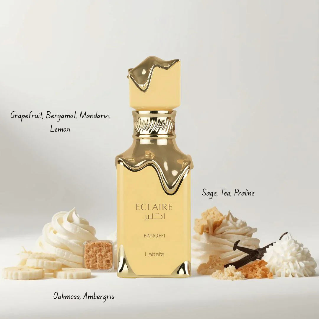 Lattafa Eclaire Pistache / Eclaire Banoffi /  Eclaire Unisex Edp 3.4 oz