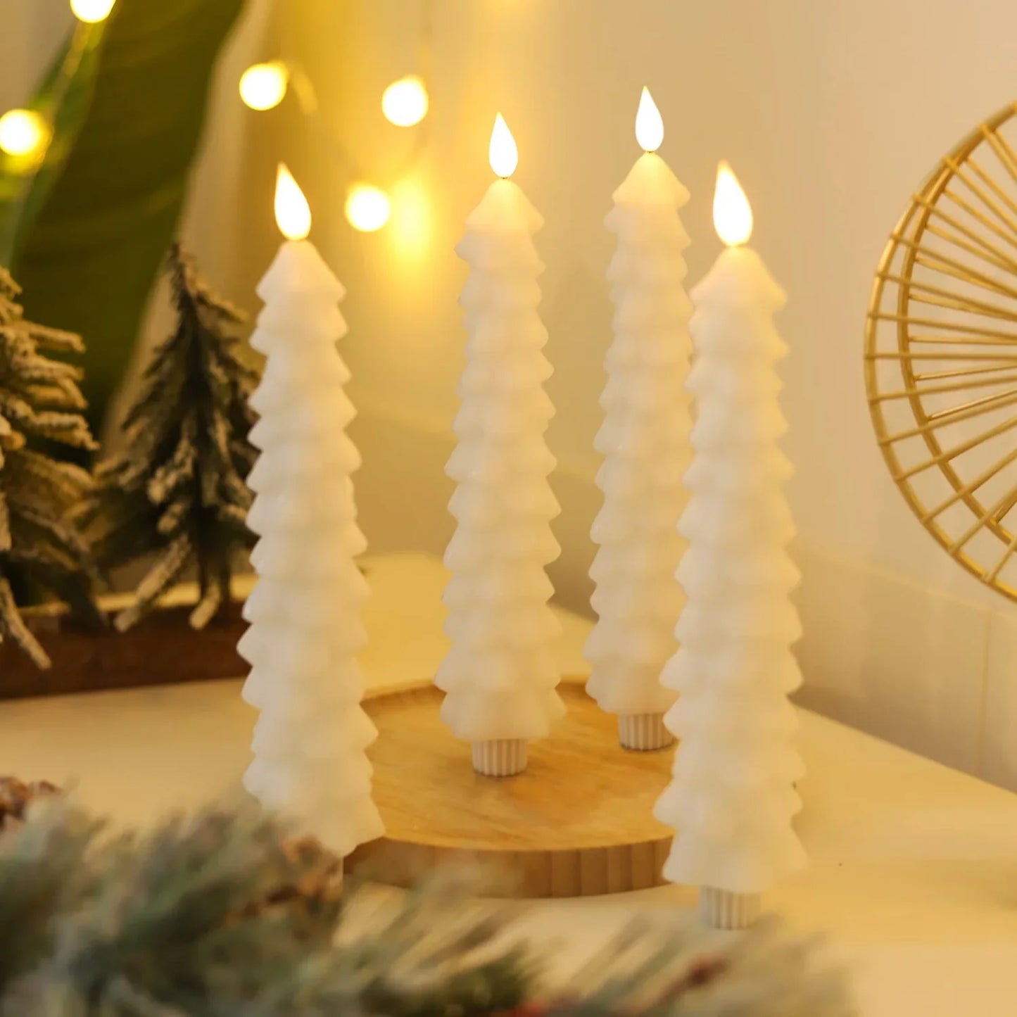 Flameless Taper Candles - Set of 2 Pack with Remote Timer