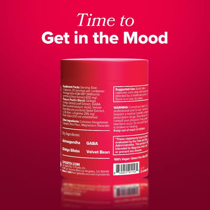 O Positiv URO Vaginal Moisture & Mood Formulated to Support Vaginal Moisture, Mood & Relaxation  -30 Servings