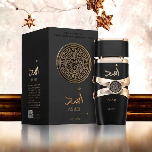 Asad by Lattafa 3.4 oz Eau De Parfum Spray for Women or Men