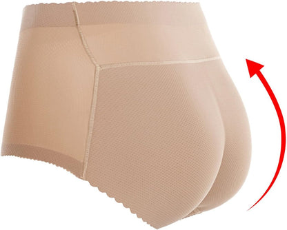 Womens Butt Lifter Panties Hip Enhancer Pads Padded Push up Underwear Shorts Seamless Fake Buttock Comfy Breathable Panty