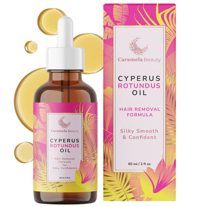 Cyperus Rotundus Oil - 60ml For Hair Removal, Moisturizing & Soothing Cyperus Oil ,  for All Skin Types