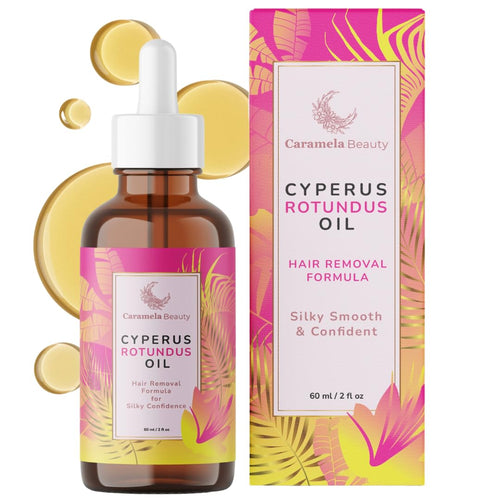 Cyperus Rotundus Oil - 60ml For Hair Removal, Moisturizing & Soothing Cyperus Oil ,  for All Skin Types