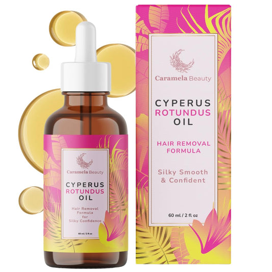 Cyperus Rotundus Oil - 60ml For Hair Removal, Moisturizing & Soothing Cyperus Oil ,  for All Skin Types