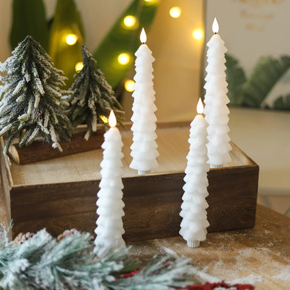 Flameless Taper Candles - Set of 2 Pack with Remote Timer