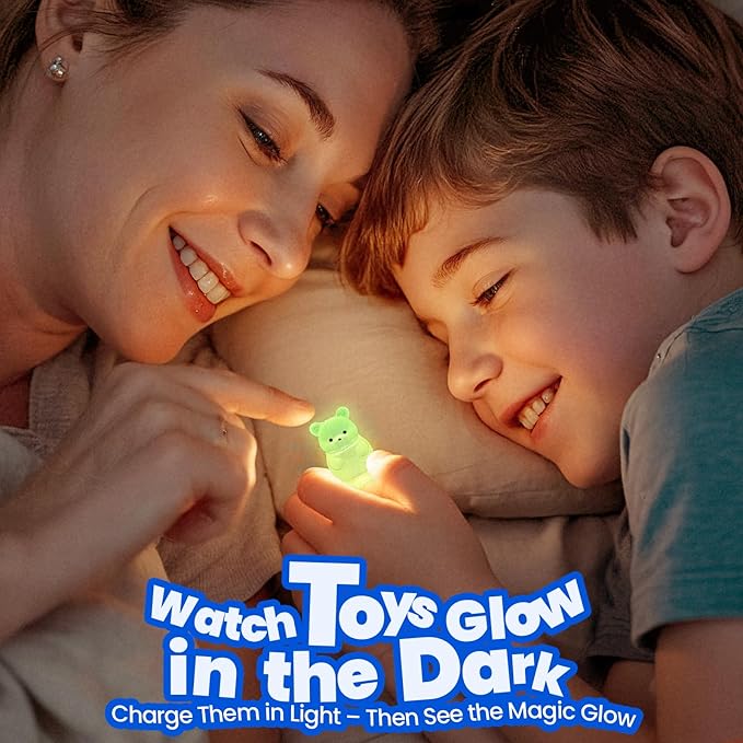 Glow-in-the-Dark Doll Bath Bomb Set For Kids