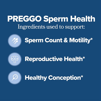 Sperm Health Capsules for Men - OBGYN-Formulated for Improved Sperm Count & Motility 60 Count (Pack of 1)