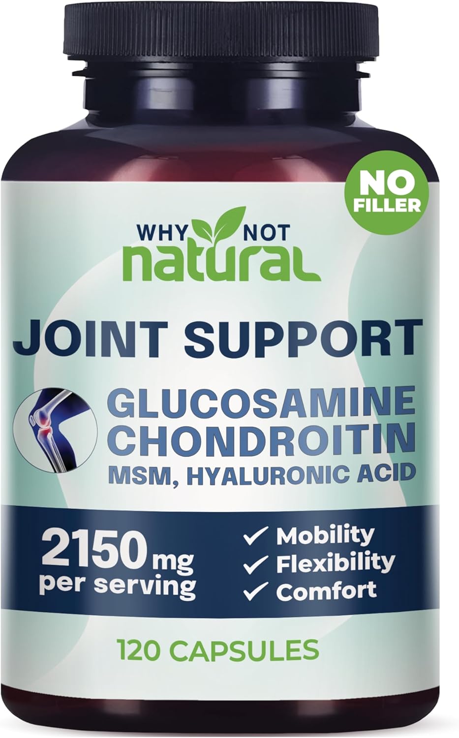 Glucosamine Chondroitin MSM Joint Support Knee & Joint Health Supplement