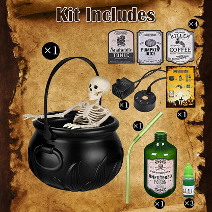 Enchanted Floating Witches Cauldron