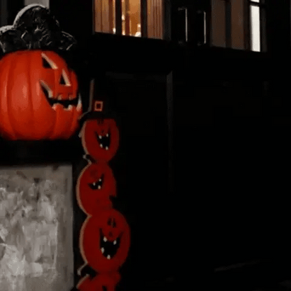 LED Light-Up Halloween Pumpkin Candy Tote Bag Trick or Treat Party Bucket