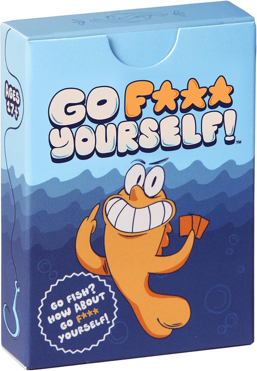 Go F Yourself! The Grown Up Go Fish Card Game  2+ Players | 52 Cards, 13 Unique Pairs