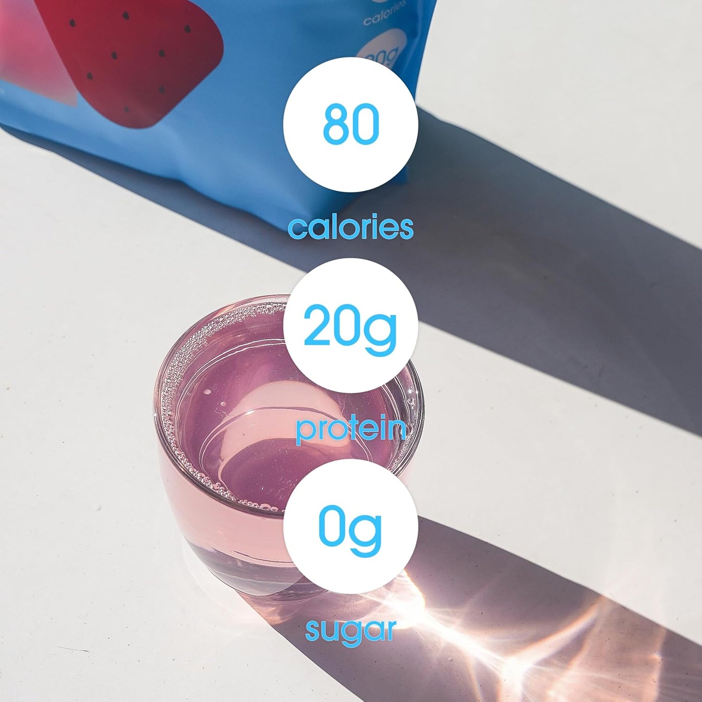 Clear Protein Powder 20G Protein for Women & Men | Grass-Fed Whey Isolate, Zero Sugar, Zero Lactose, Non-Bloating, Non-GMO (18 Servings) (Strawberry Acai)