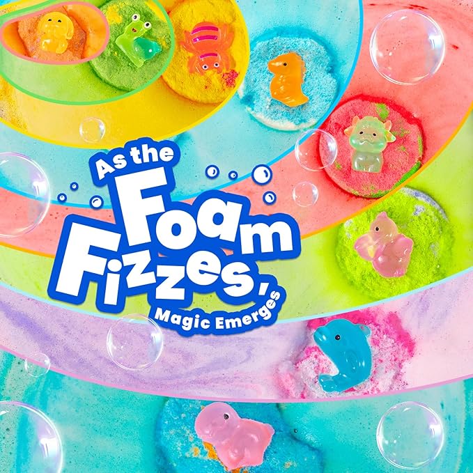 Glow-in-the-Dark Doll Bath Bomb Set For Kids