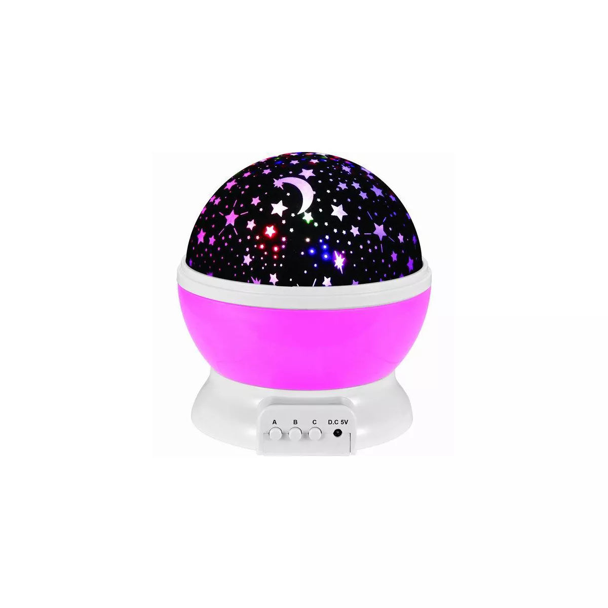 Rotating LED Galaxy Starry Night Light Projector Star Sky Moon Lamp Kids Bedroom
