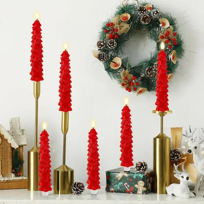 Flameless Taper Candles - Set of 2 Pack with Remote Timer