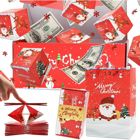 Christmas Money Dispenser Surprise Box, suitable for birthdays, anniversaries, Valentine's Day, proposals, and other occasions.